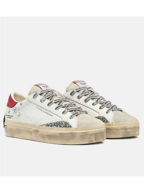 DISTRESSED PLATFFORM OH GIRL CRIME LONDON | 25073AA8WHITE